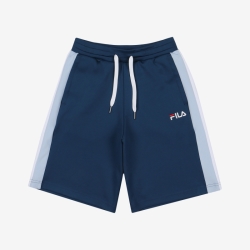 Fila Linear Color Logo - Naisten Shortsit - TummanLaivastonsininen | FI-28167